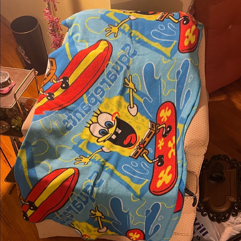SpongeBob SquarePants Surfing Fleece Blanket